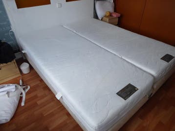 latex matras 90x210 bed bedbodem boxspring 2x Morpheus
