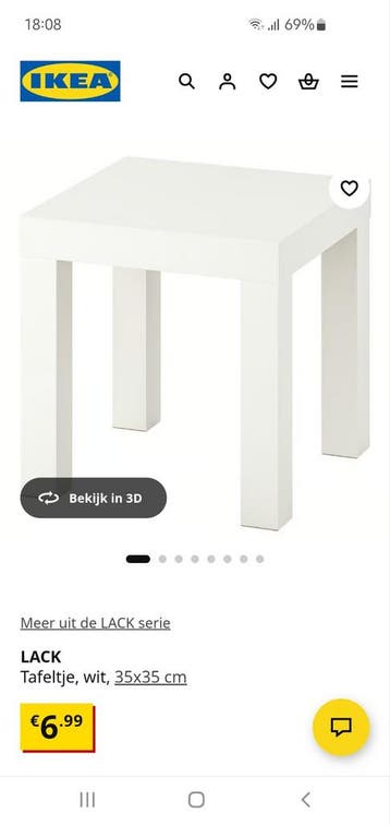 Ikea lack tafel gratis