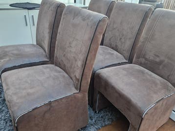 5 gebruikte eetkamerstoelen