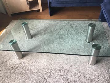 Glazen salontafel gratis ophalen