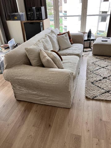 GRATIS Bank (3-zits) + Extra Set Hoezen | Verhuislift nodig