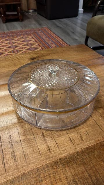 Decoratieve schaal met deksel - 2 gratis ophalen