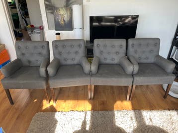 [Gratis afhalen] 4 eettafel stoelen
