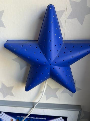 Ster lamp blauw ikea gratis