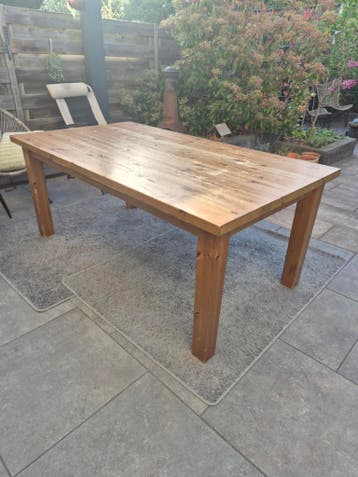Gratis af te halen: Gebruikte eettafel 180x100 cm