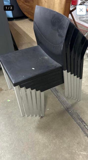 Stapelstoelen 6 stuks