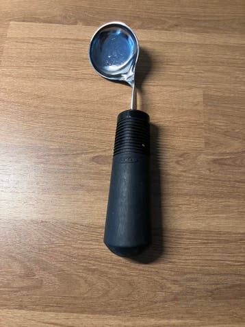 Ergonomische soeplepel