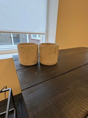 Diverse Gratis producten: potten, vaas en etui