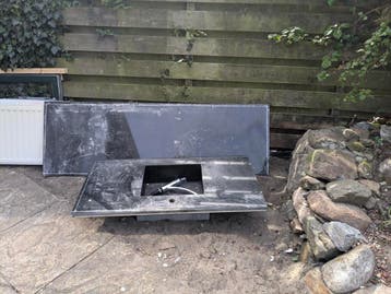 Graniten aanrechtblad