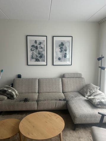 Bankstel met longchair.