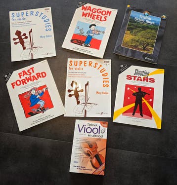 Viool leerboeken - set voor beginners en gevorderde
