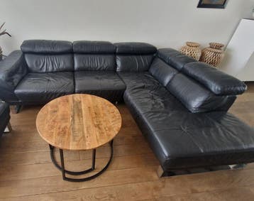 GRATIS Montel leren bankstel OP TE HALEN VANAF 3 MEI