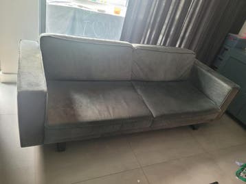 3-zits bank antraciet