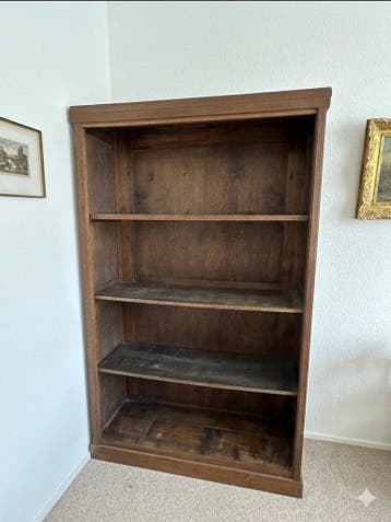 Gratis Eikenhouten Boekenkast - Restant Inboedel