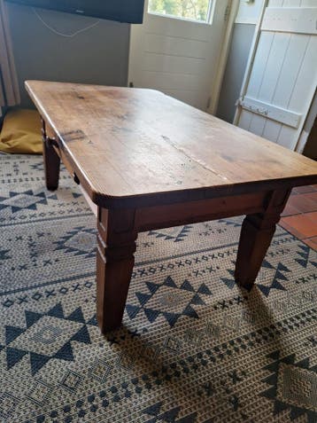 Teakhouten salontafel