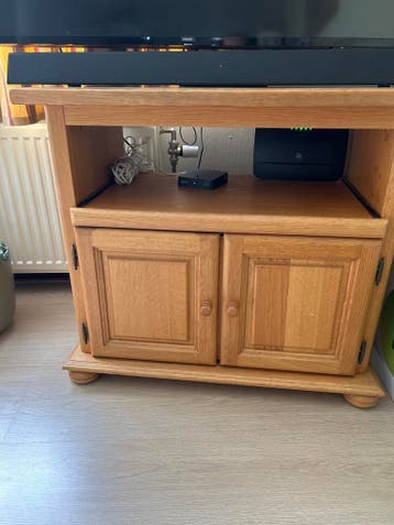 Massief Eiken TV Kastje - Robuust en Stijlvol