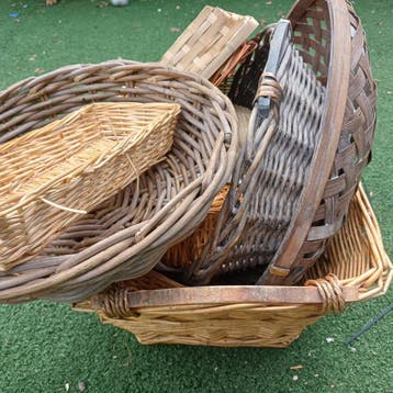 Rieten manden in diverse afmetingen - gratis af te halen