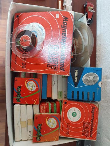 Magneetbanden gebruikt