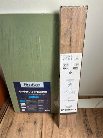 Gratis: Ondervloer en laminaat (1,5 verpakking)