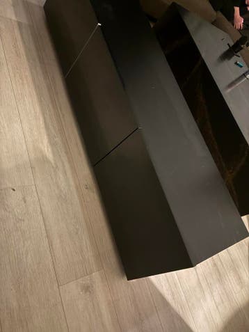 Zwart tv meubel