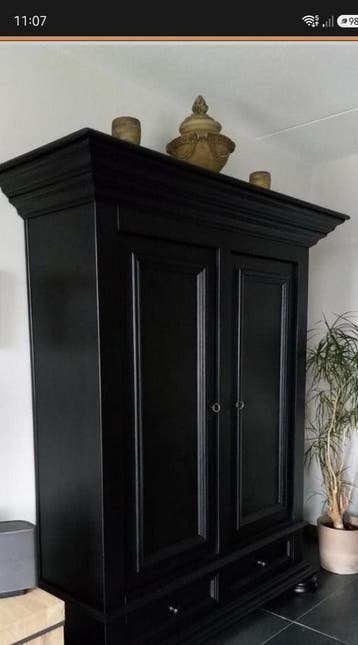 Toogkast massief eiken Hoog 2000mm x Breed 1700mm