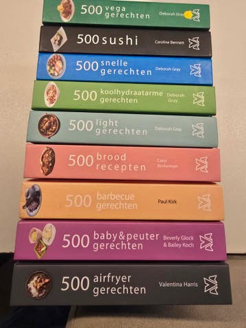 500 recepten boekjes.