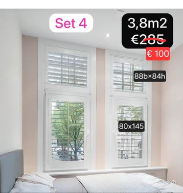 Shutters | gratis ophalen A'dam, alles in 1keer meenemen aub