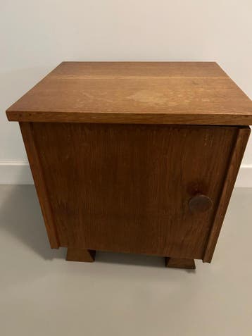 Vintage retro nachtkastje kastje bijzetkastje