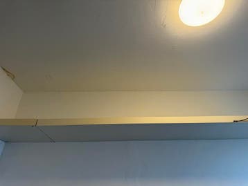 Witte wandplanken set 220cm + 174cm