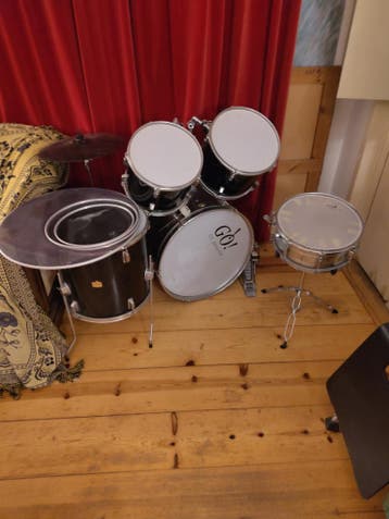 Instap drumstel 7 delig van Go Percussion