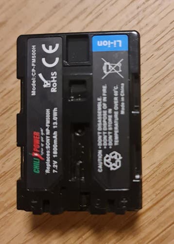 Li-ion Accu voor Sony