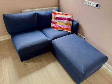 Bank met hocker en opslagruimte