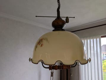 Hanglamp met bloemmotief
