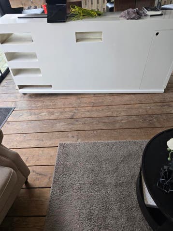 TV kast met klep voor tv lift