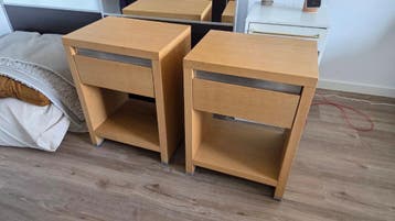 Eikenhout nachtkastjes