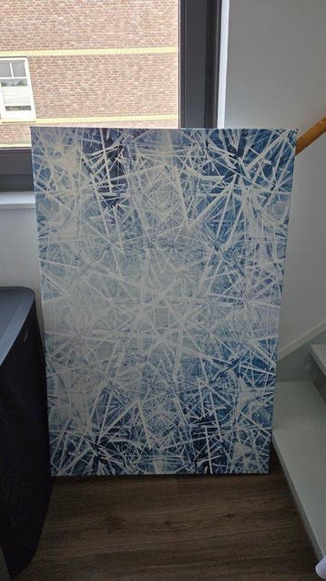 Canvas doek / schilderij gespannen  120cm bij 80cm