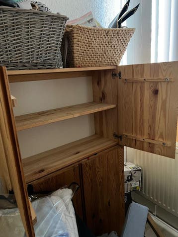 Gratis 4x houten IKEA kasten DIY