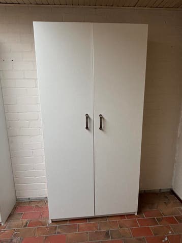 Opbergkast wit 200x100x35.
