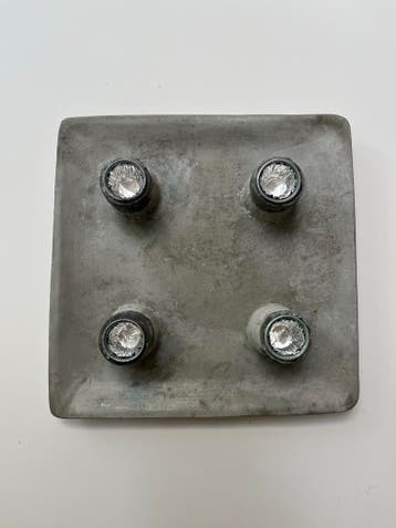 Zusss kaarsenstandaard voor 4 kaarsen