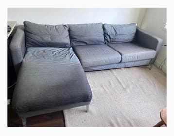 GRATIS Ikea bank 3-zits met chaise longue