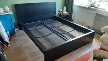 2 persoonsbed met spiraalbodem