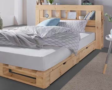 Otto pallet bed achterkant