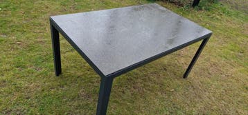 Nette tafel, kleur antraciet, 90x150cm