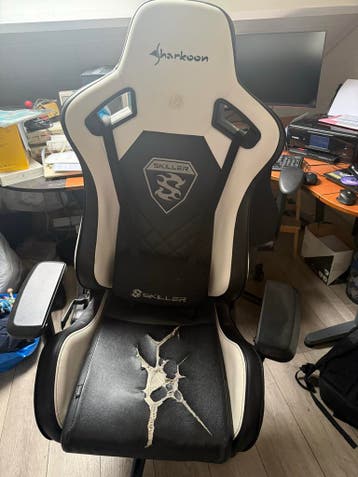 Gratis Sharkoon Skiller Gaming Bureaustoel