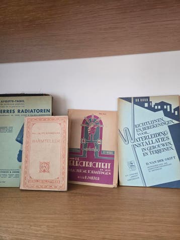 Oude boeken over techniek