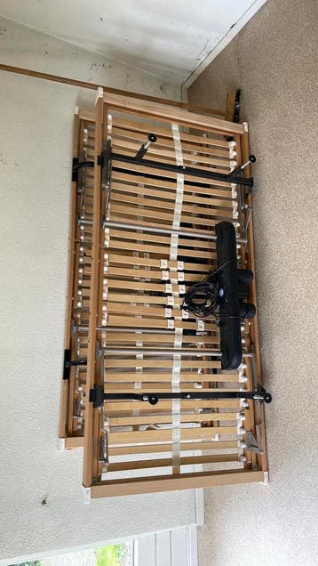2x 90x195 elektrisch bedframe