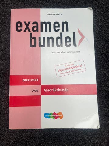 Examenbundel Aardrijkskunde VWO 2023