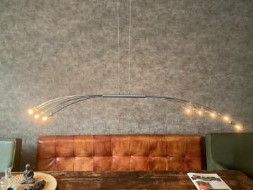 Chrome halogeen hanglamp