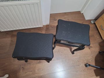 Nachtkastjes (gespoten in zwart )