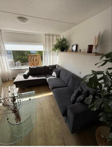 Ruime hoekbank voor 5-6 personen